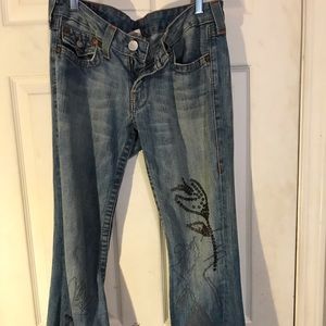 Low rise Denim True Religion Brand jeans flare